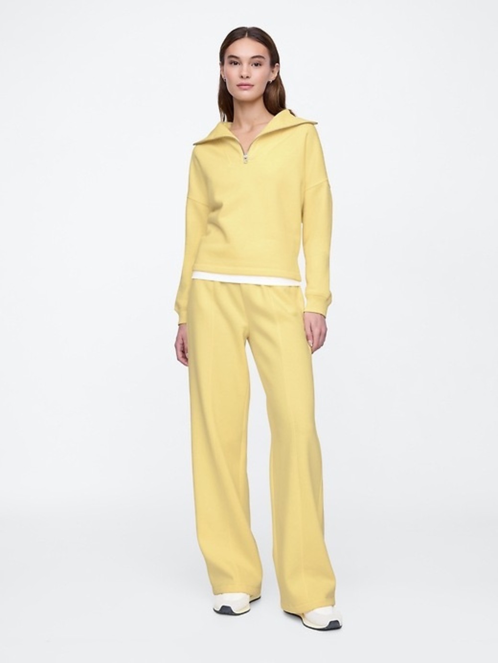 Gap Yellow Quarter Zip Set